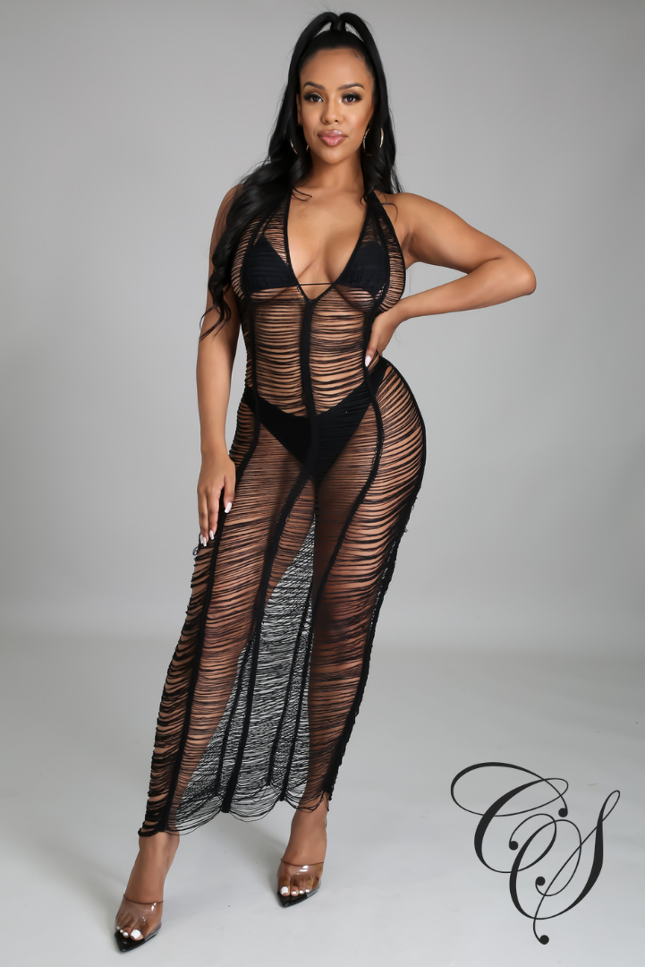 Mia Crochet Swimming Cover Up
