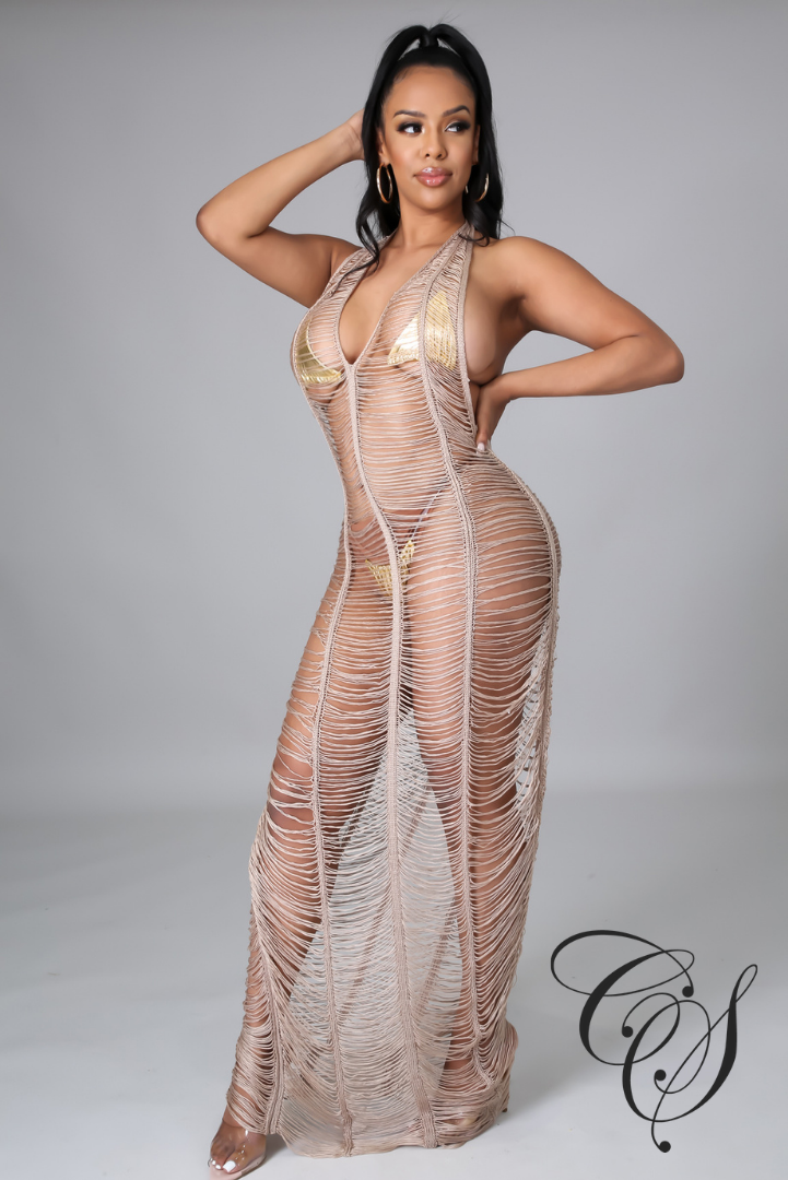 Mia Crochet Swimming Cover Up