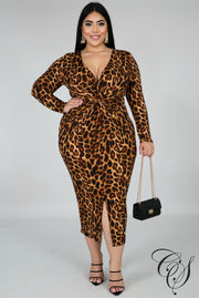 Mila Twist Midi Dress, Dresses - Designs By Cece Symoné