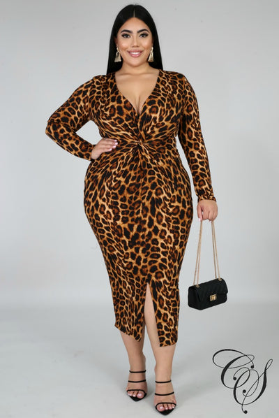 Mila Twist Midi Dress, Dresses - Designs By Cece Symoné