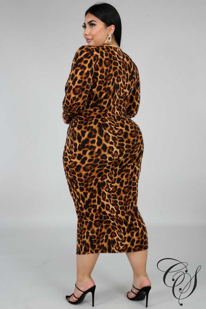 Mila Twist Midi Dress, Dresses - Designs By Cece Symoné
