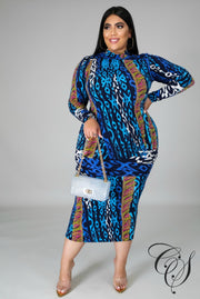 Mina Wild Dream Midi Dress