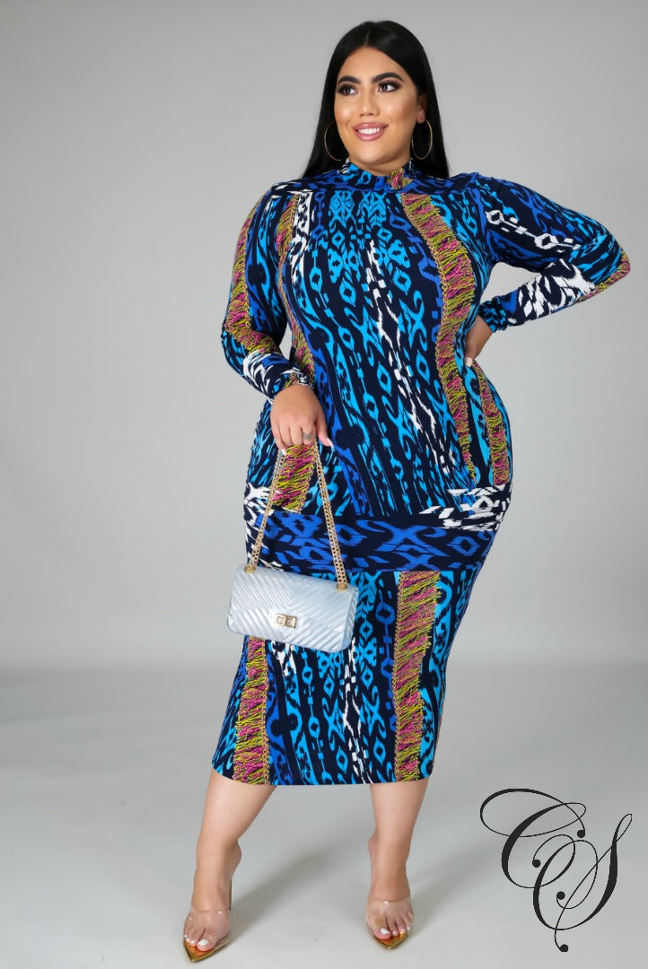 Mina Wild Dream Midi Dress