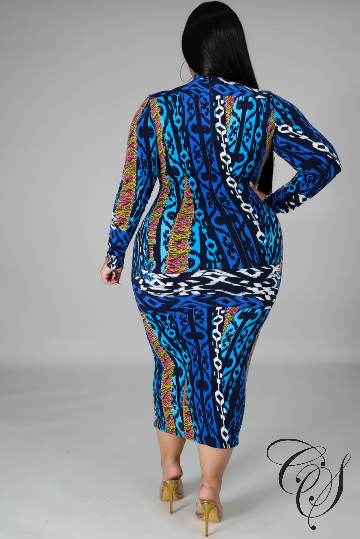 Mina Wild Dream Midi Dress