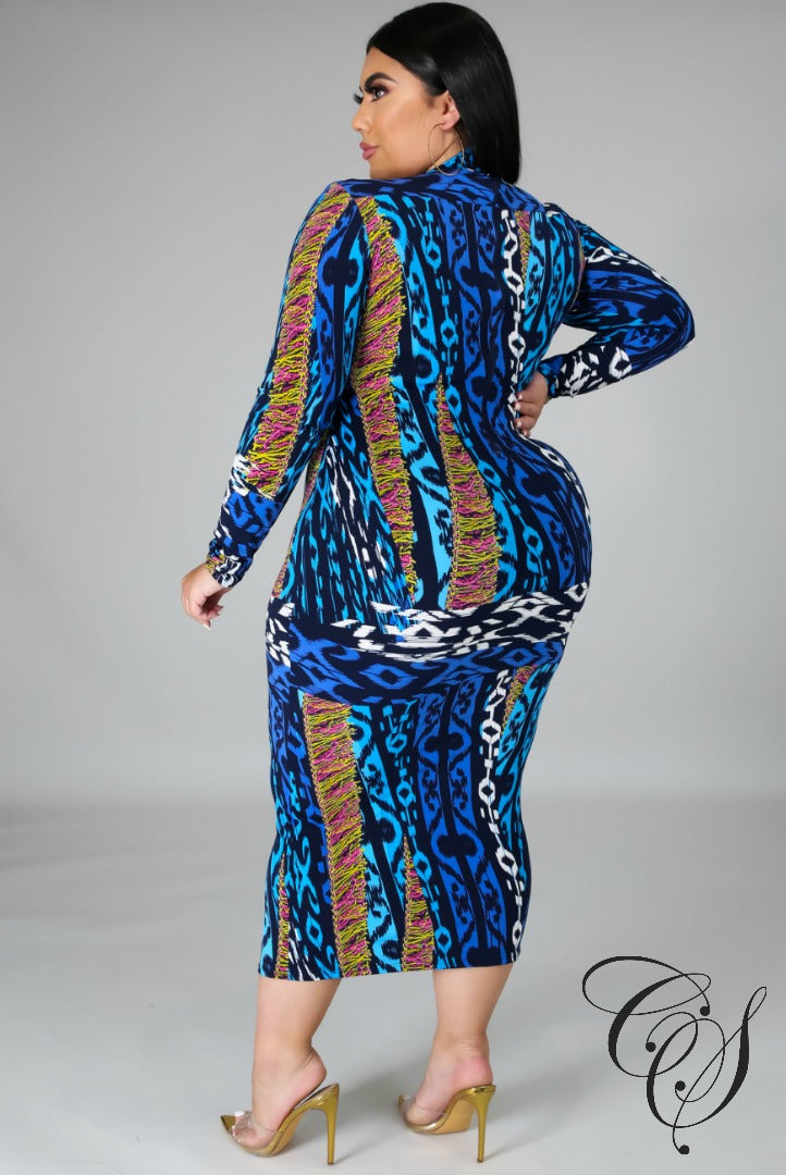 Mina Wild Dream Midi Dress