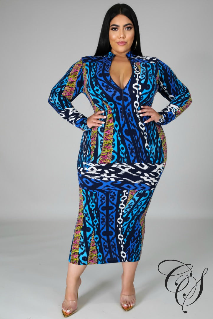 Mina Wild Dream Midi Dress