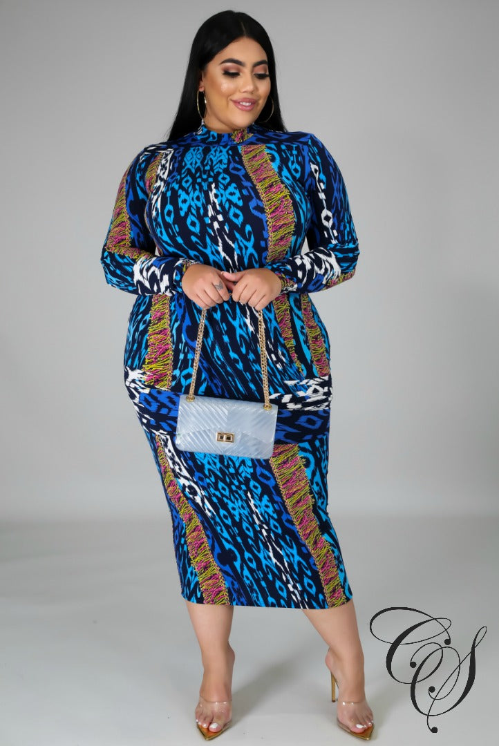 Mina Wild Dream Midi Dress