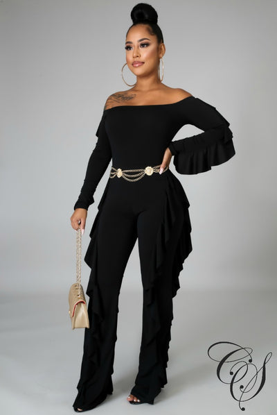 Monique Ruffling Jumpsuit, Jumpsuit - Designs By Cece Symoné