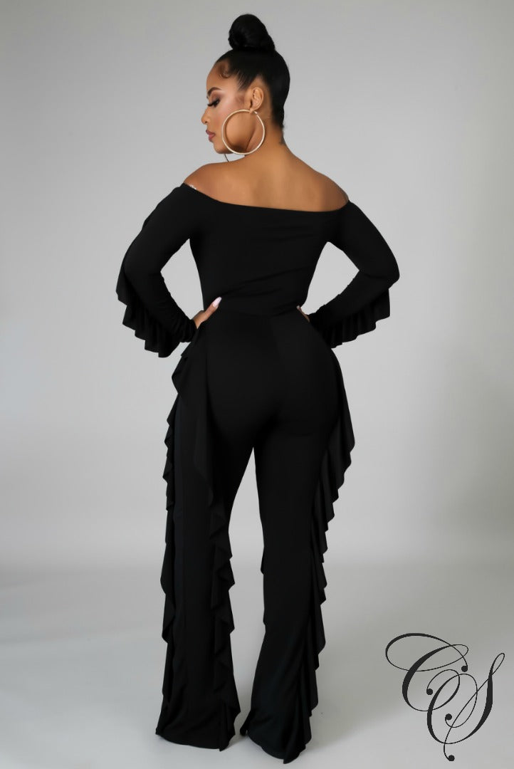Monique Ruffling Jumpsuit, Jumpsuit - Designs By Cece Symoné
