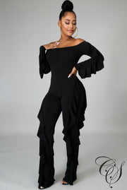 Monique Ruffling Jumpsuit, Jumpsuit - Designs By Cece Symoné