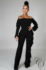 Monique Ruffling Jumpsuit, Jumpsuit - Designs By Cece Symoné