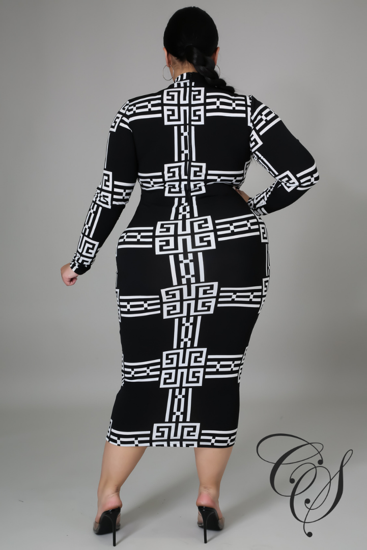 Natasha Aztec Dress