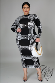 Natasha Aztec Dress