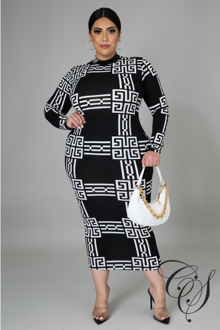Natasha Aztec Dress