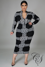 Natasha Aztec Dress