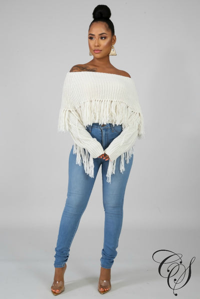 Ozzie Sweater Top, Top - Designs By Cece Symoné