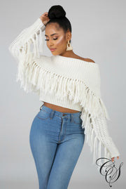 Ozzie Sweater Top, Top - Designs By Cece Symoné