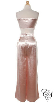 Isabella Silk Bandeau Pant Set, Set - Designs By Cece Symoné