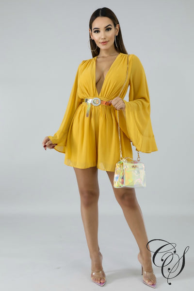 Poppy Clinched Romper, Romper - Designs By Cece Symoné