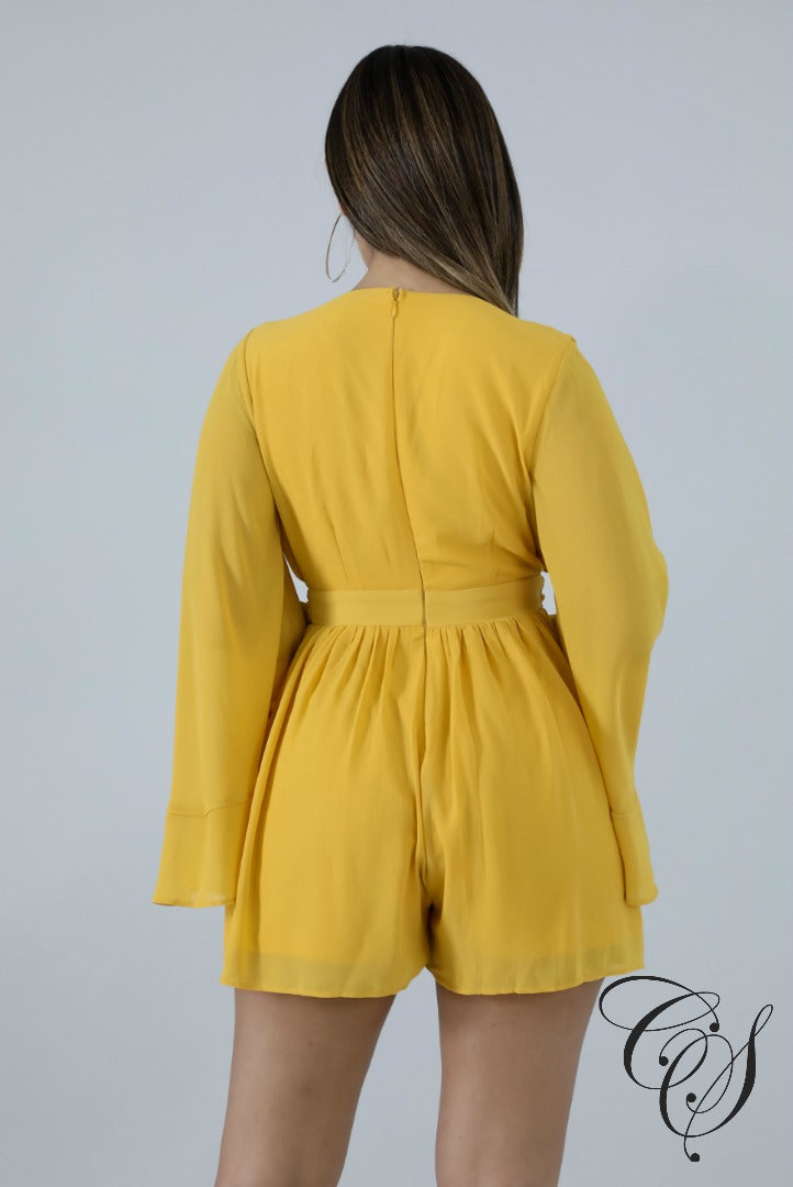 Poppy Clinched Romper, Romper - Designs By Cece Symoné