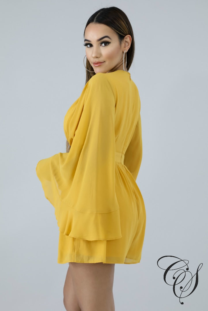 Poppy Clinched Romper, Romper - Designs By Cece Symoné