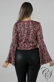 Raquel Cheetah Silky Kimono, Top - Designs By Cece Symoné