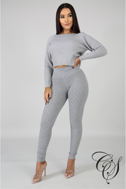 Reina Knit Jogger Set