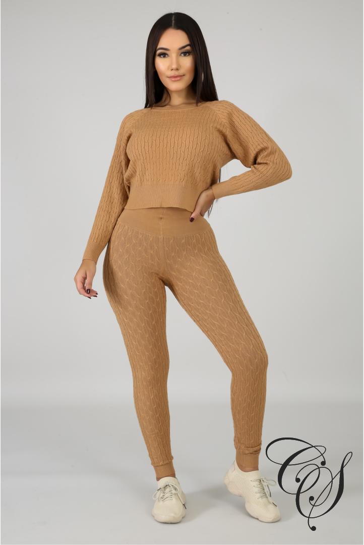Reina Knit Jogger Set