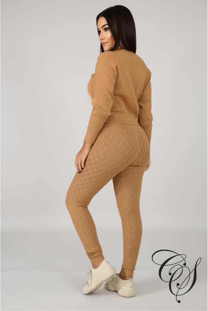 Reina Knit Jogger Set