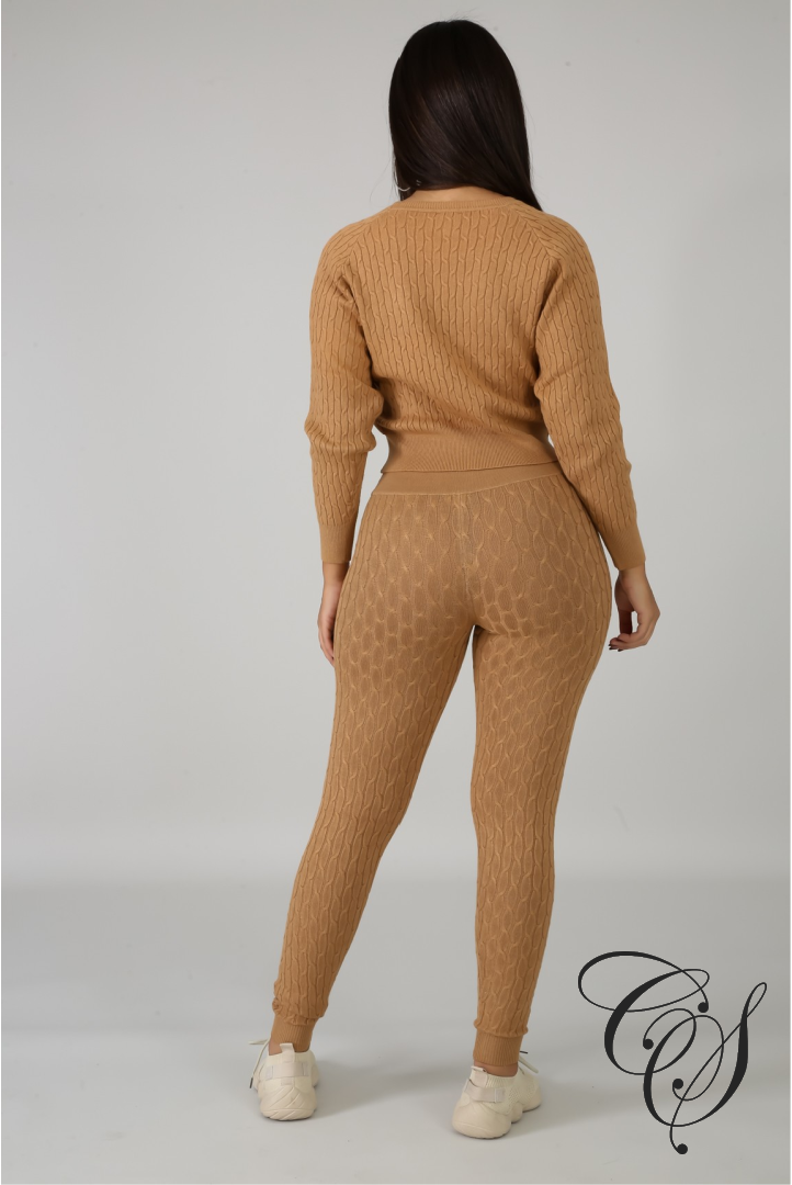 Reina Knit Jogger Set
