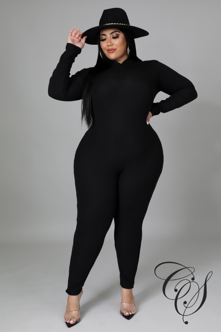 Renata Ribbed Knit Jumpsuit