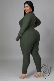 Renata Ribbed Knit Jumpsuit