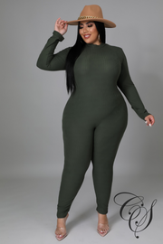 Renata Ribbed Knit Jumpsuit