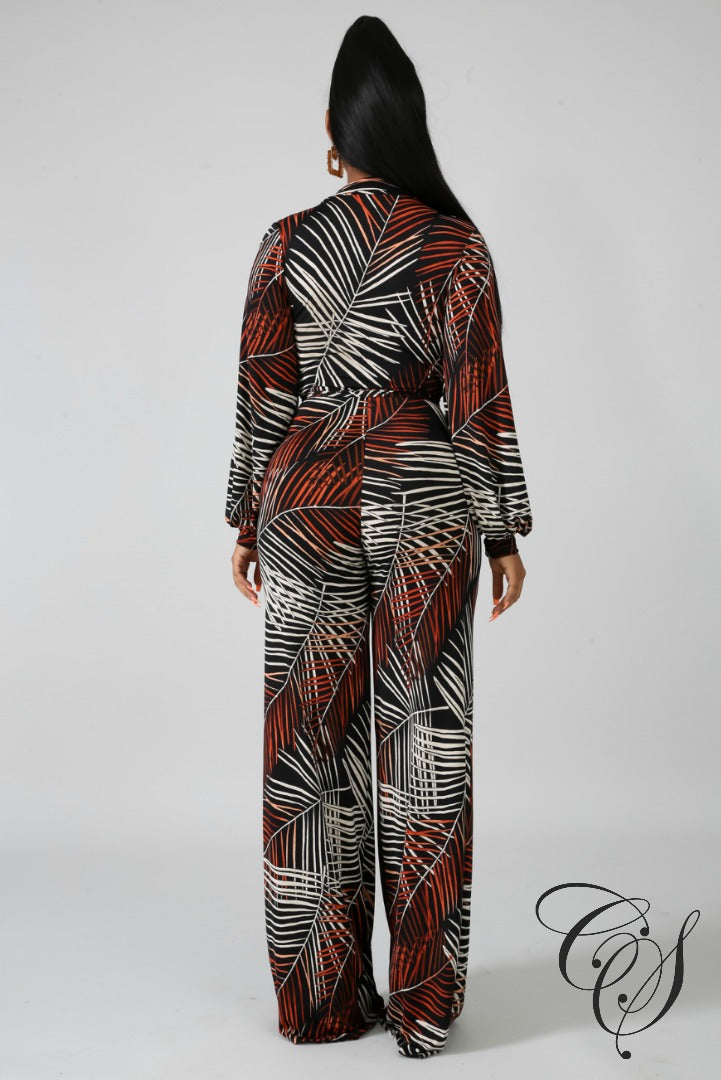 Renee Tropical Jumpsuit, Jumpsuit - Designs By Cece Symoné