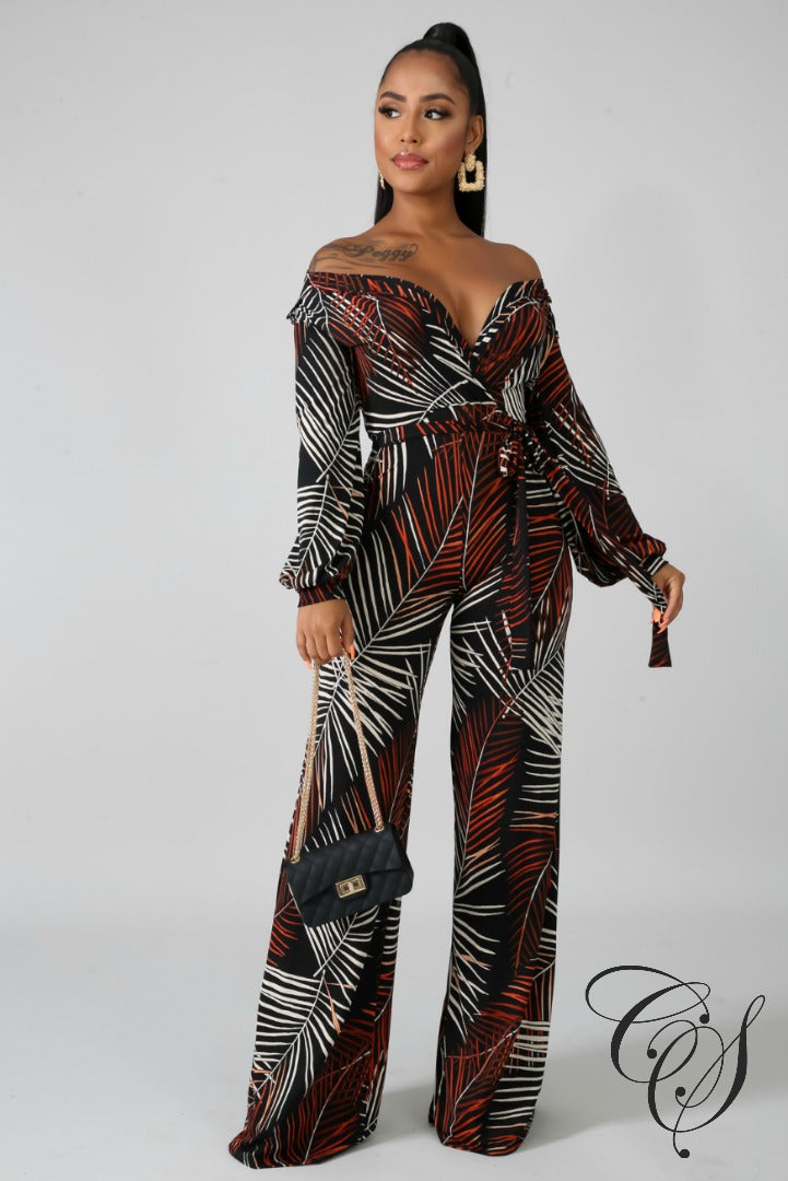 Renee Tropical Jumpsuit, Jumpsuit - Designs By Cece Symoné