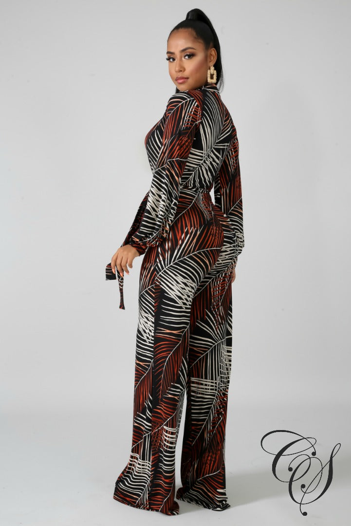 Renee Tropical Jumpsuit, Jumpsuit - Designs By Cece Symoné