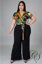Robin Chain Print Jumpsuit