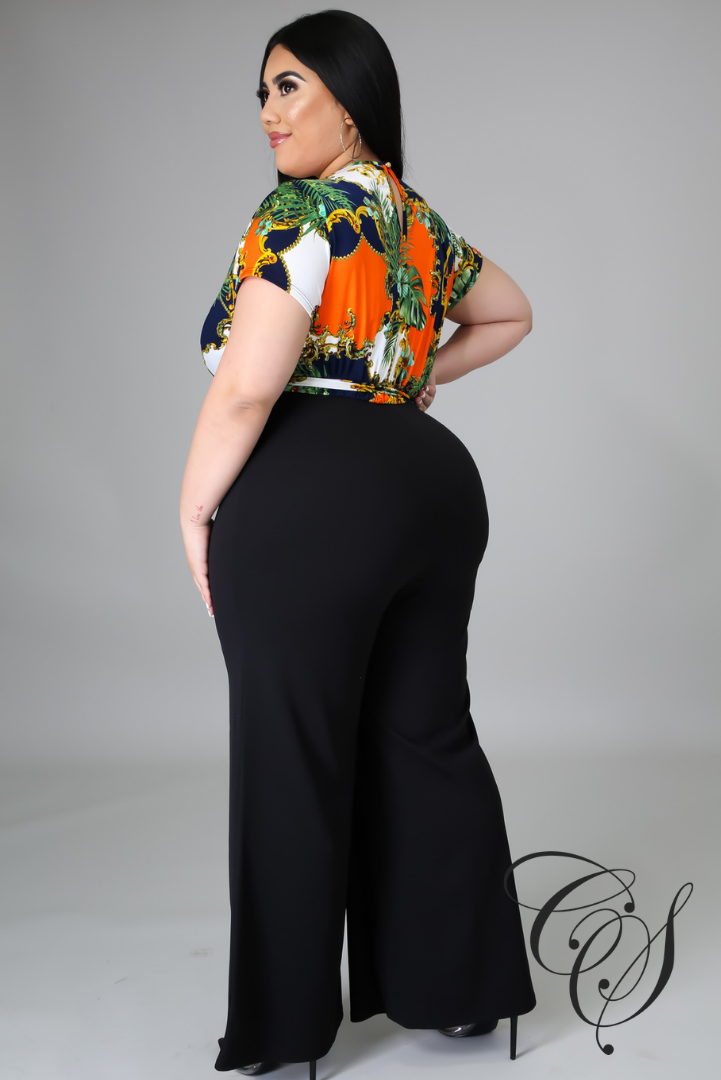 Robin Chain Print Jumpsuit