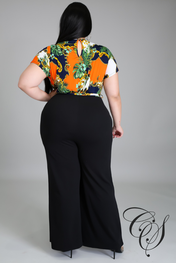 Robin Chain Print Jumpsuit