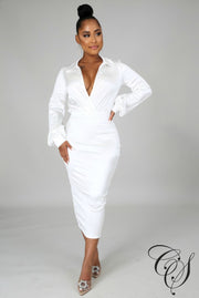 Roxie Satin Skirt Set