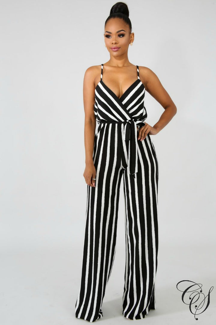 Rydel Stripe Jumpsuit, Jumpsuit - Designs By Cece Symoné