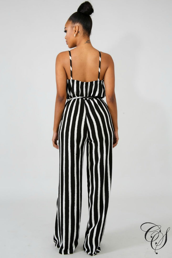 Rydel Stripe Jumpsuit, Jumpsuit - Designs By Cece Symoné