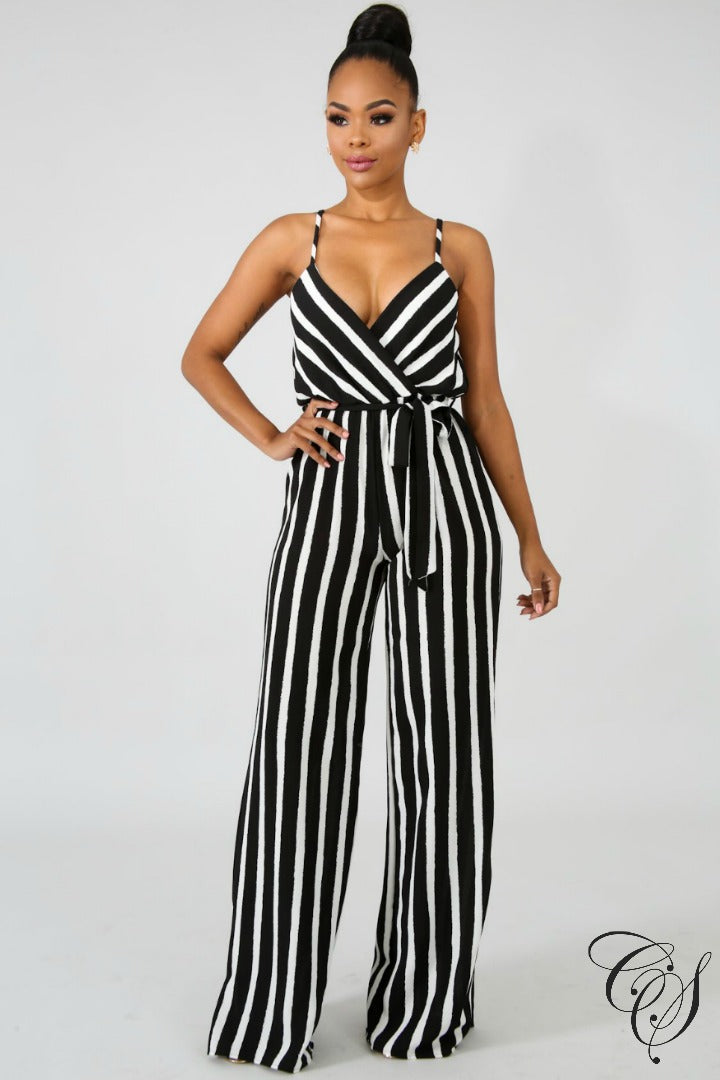 Rydel Stripe Jumpsuit, Jumpsuit - Designs By Cece Symoné