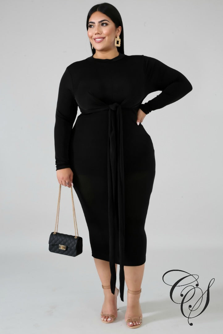 Sadie Hugs Midi Dress, Dresses - Designs By Cece Symoné