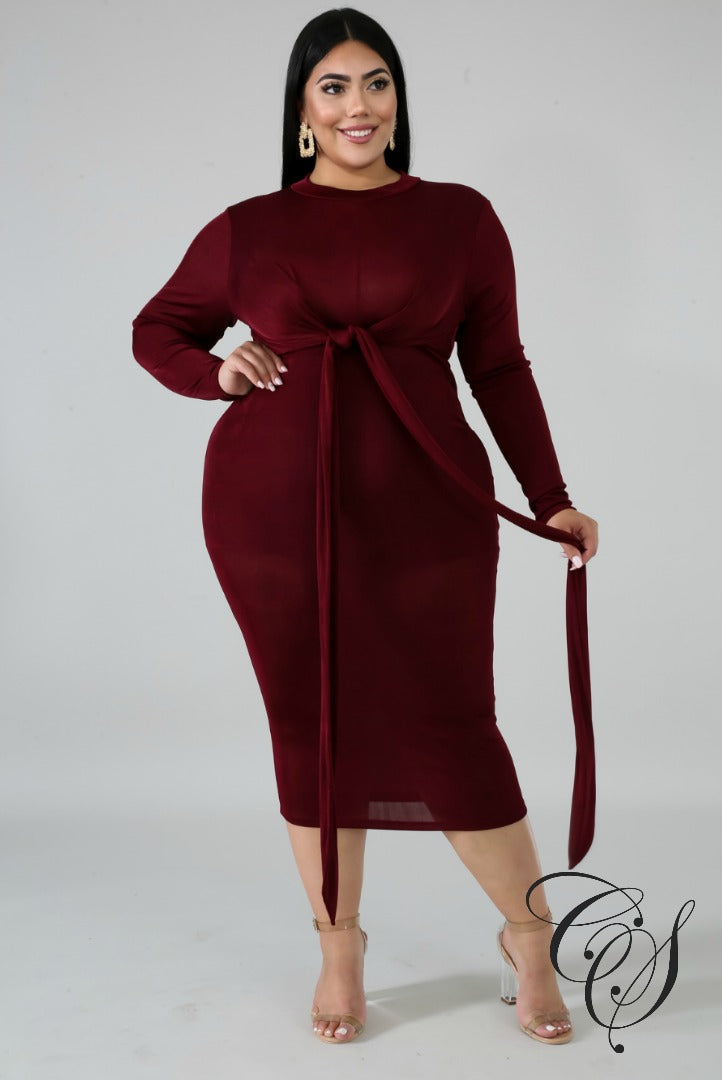 Sadie Hugs Midi Dress, Dresses - Designs By Cece Symoné