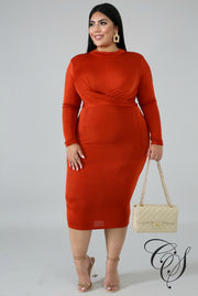Sadie Hugs Midi Dress, Dresses - Designs By Cece Symoné