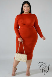 Sadie Hugs Midi Dress, Dresses - Designs By Cece Symoné