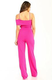 Anniversary Collection: One Shoulder Jumpsuit (Fuchsia), Jumpsuit - Designs By Cece Symoné