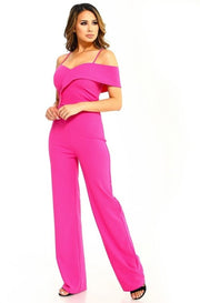 Anniversary Collection: One Shoulder Jumpsuit (Fuchsia), Jumpsuit - Designs By Cece Symoné