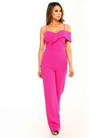 Anniversary Collection: One Shoulder Jumpsuit (Fuchsia), Jumpsuit - Designs By Cece Symoné